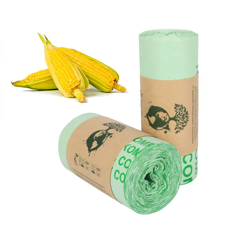 Eco Friendly Biodegradable Corn Starch Compostable Packaging Bag In Stock